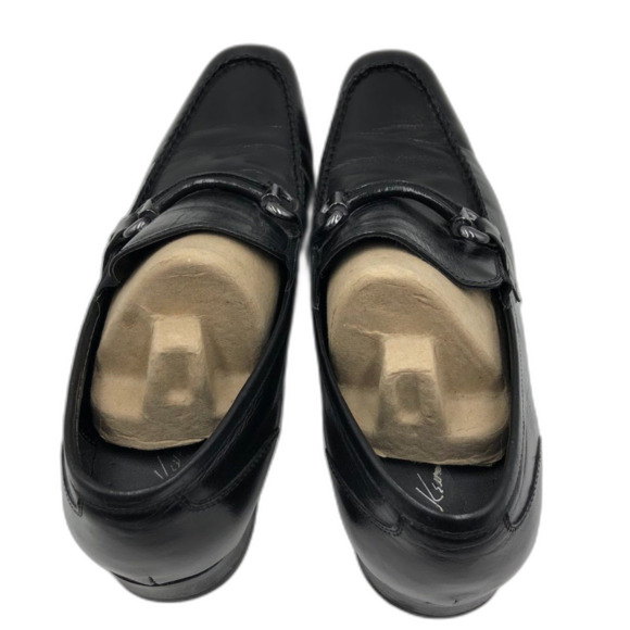 Kenneth Cole Victory at Lastle Men's Black Leather Slip On Dress Shoes 11.5M - Picture 10 of 13